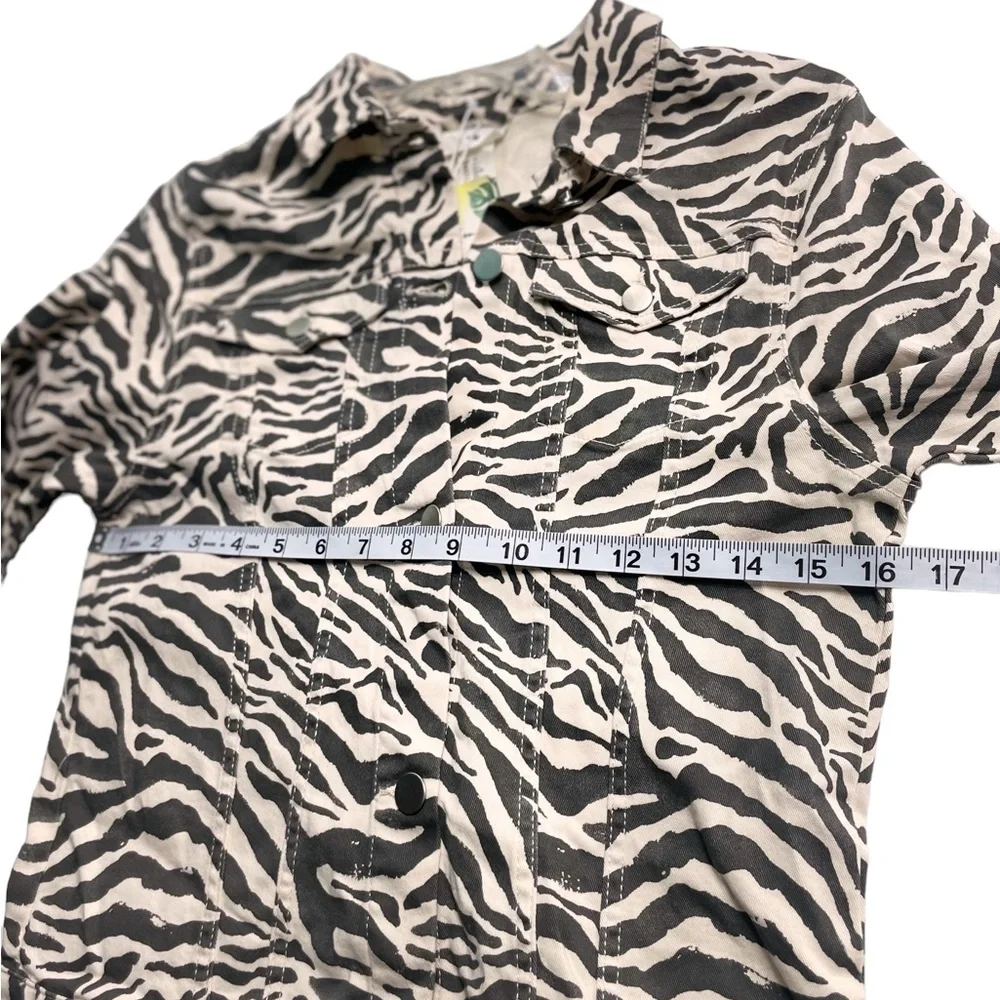 K. Kijak x H&M Zebra Print Cropped Jacket